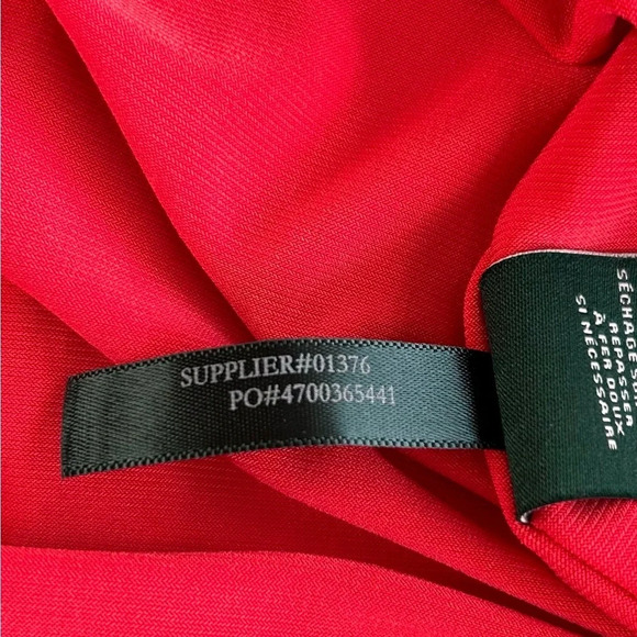 Lauren Ralph Lauren Stretch Skater Style Ponte Dress Sz 10 Crazy Coral NWT - Picture 5 of 7